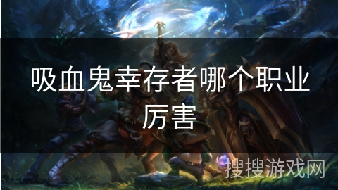 吸血鬼幸存者哪个职业厉害