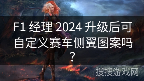 F1 经理 2024 升级后可自定义赛车侧翼图案吗?