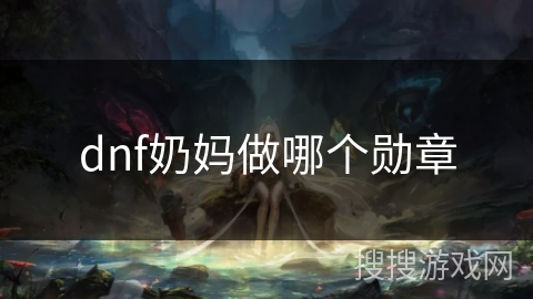 dnf奶妈做哪个勋章