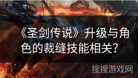 《圣剑传说》升级与角色的裁缝技能相关？